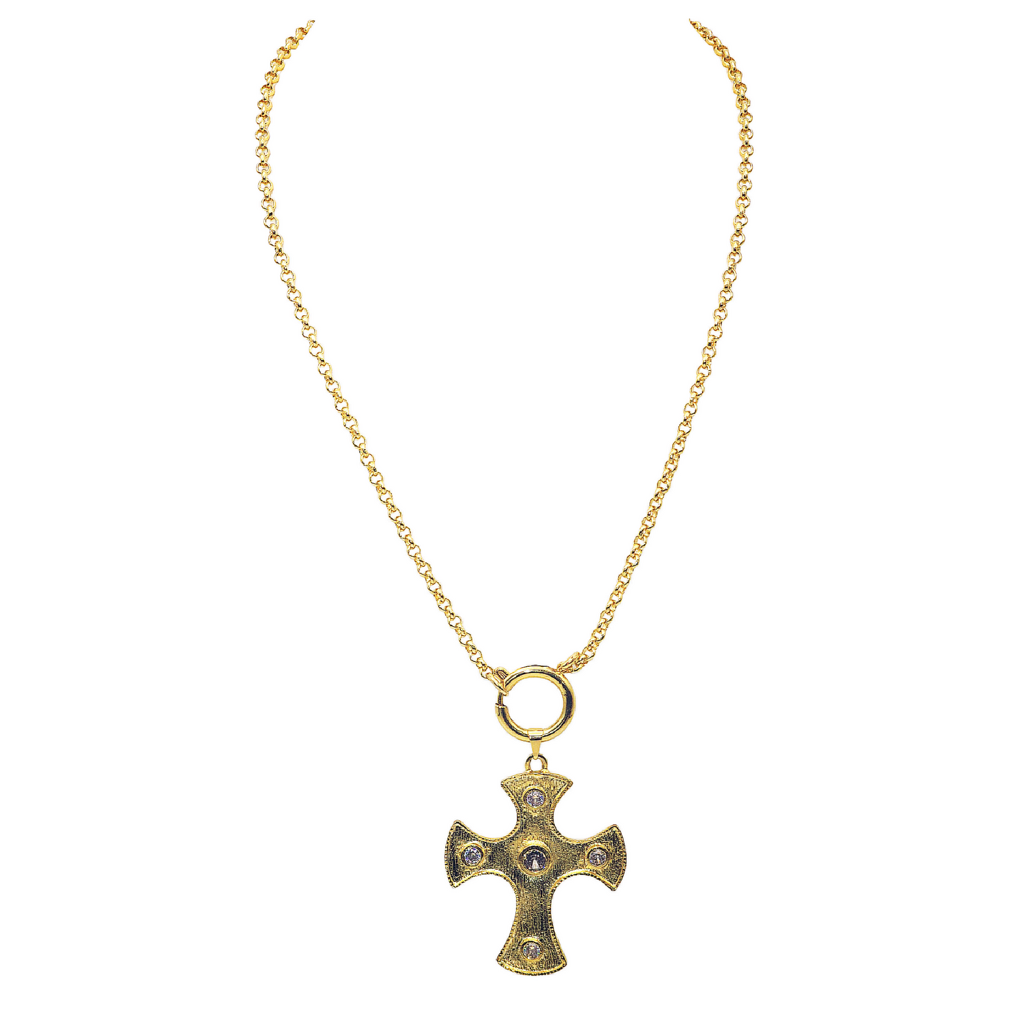 COLLAR CRUZ GOLD